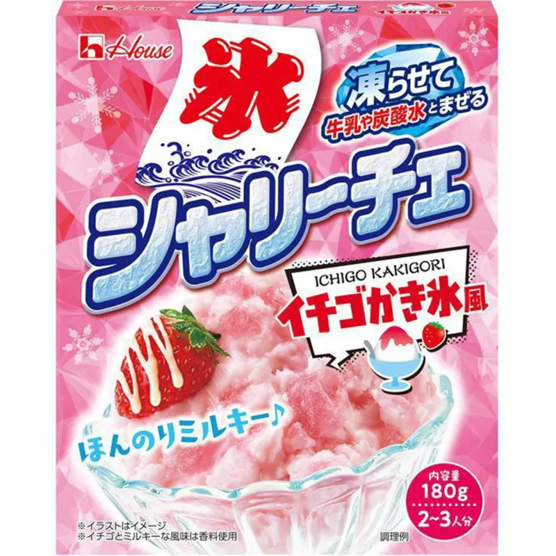 Very Rich &amp; Delicious, &quot;Shariche&quot;, Sherbet Making Mix, Strawberry &amp; Milk flavor, 180g