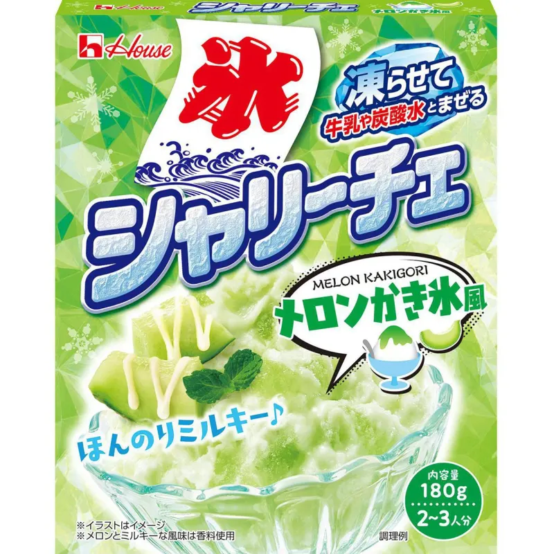 Very Rich &amp; Delicious, &quot;Shariche&quot;, Sherbet Making Mix, Melon &amp; Milk flavor, 180g