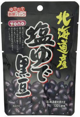 Tono, Hokkaido Shio Yude Kuromame, Boiled Black Bean, Salt flavor, 50g