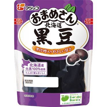 Fujikko, Omamesan, Hokkaido Kuromame, Cooked Black Bean, 145g