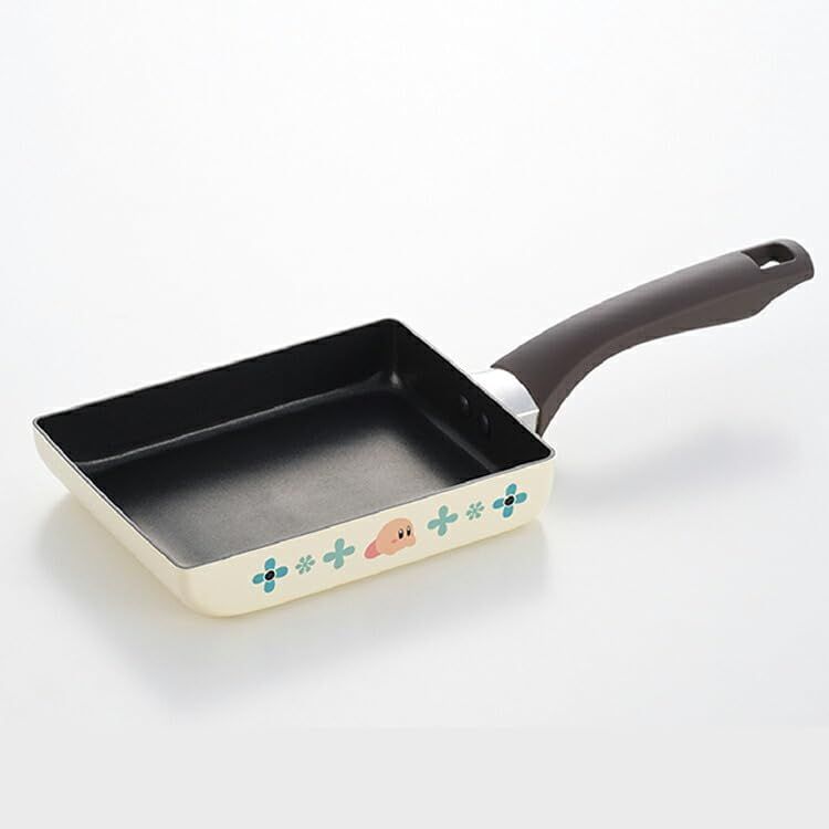 Tamahashi, IH compatible aluminum flying pan, Square for Egg roll,  Kirby