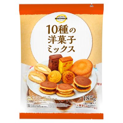 Topvalu, Cake Assort, 10 kinds, Sweet Potato, Pan Cake Sandwiches, etc