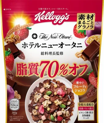 Kellogg&#39;s, Hotel New Ohtani Fruity Chocolat Granola, 380g