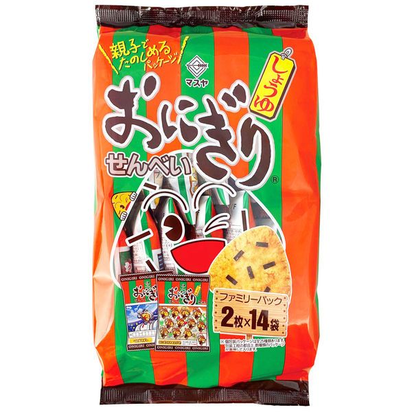 Masuya &quot;Onigiri Senbei&quot;, Rice Cracker, 28 pcs