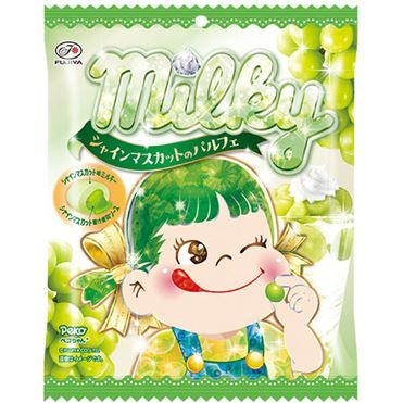 Fujiya, Milky, Soft Candy, &quot;Shine Muscat Parfet&quot;, Muscat Flavor