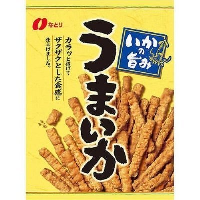 Natori, Umaika, Crispy Squid Snack, Stick Type, Strong Taste, 126g