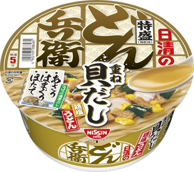 Nissin, Donbei Tokumori Kasane Kaidashi Torishio Udon, 125g