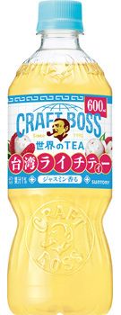Suntory, Boss, Craft Boss, Tiwan Lychee Tea, 600ml
