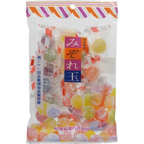 Matsuya, Mizoredama, Hard Candy, 6 kinds Flavor, Soda &amp; Fruits, 160g