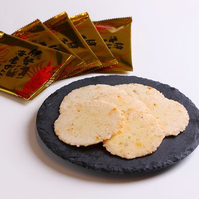 Koufukudo Ise Premium Shrimp Rice Crackers – 12 Pieces | Made with Japanese Spiny Lobster from Mie, Japan