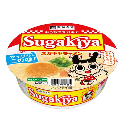 Sugakiya, Sugakiya Ramen, Wafu Tonkotsu, 100g, Cup version