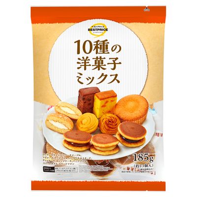 Topvalu, Cake Assort, 10 kinds, Sweet Potato, Pan Cake Sandwiches, etc