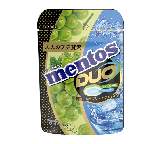 Mentos, Duo, Chardonnay &amp; Soda, 45g