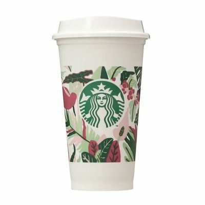 Starbucks Japan, Reusable Cup, Plants Design Cup, 473ml