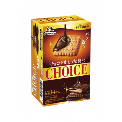 Morinaga &quot;Choice Cookie, Chocolate&quot; 14 pcs in 1 box, 101g