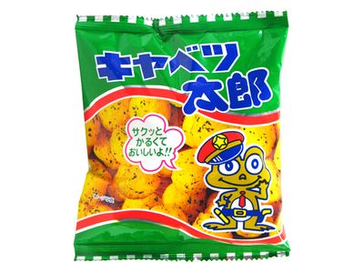 Kado&#39;s Taro Series, Kyabetsu Taro, &quot;Cabbage Taro&quot;, Crispy Corn Snack, 14g