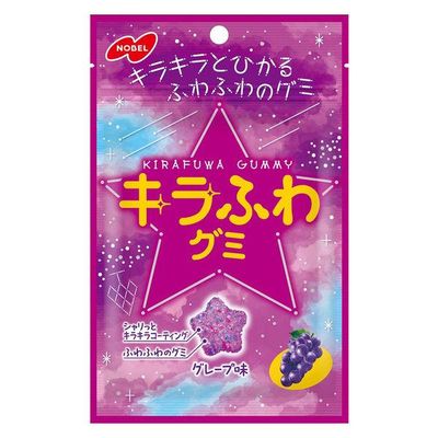 Nobel, Kirafuwa Gumi, Grape Flavor, 50g