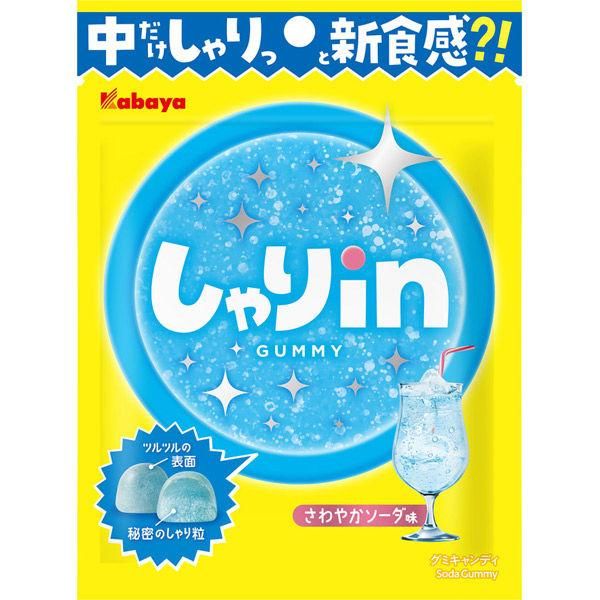 Kabaya, &quot;Shari in Gummy&quot;, Soda flavor in 1 bag, 52g