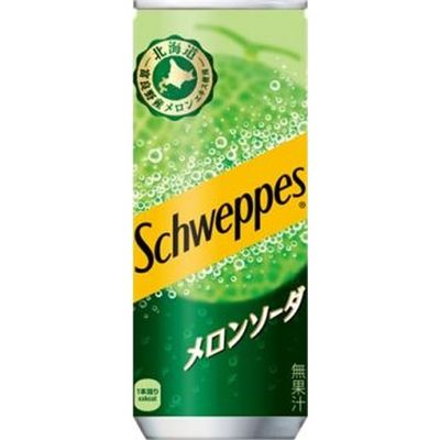 Coca Cola Japan, Schweppes Melon Soda, 250ml, Alu Can