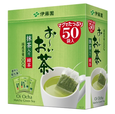 Itoen &quot;Oi Ocha&quot; Green Tea Eco Tea Bag, 50 bags, Containing Matcha,
