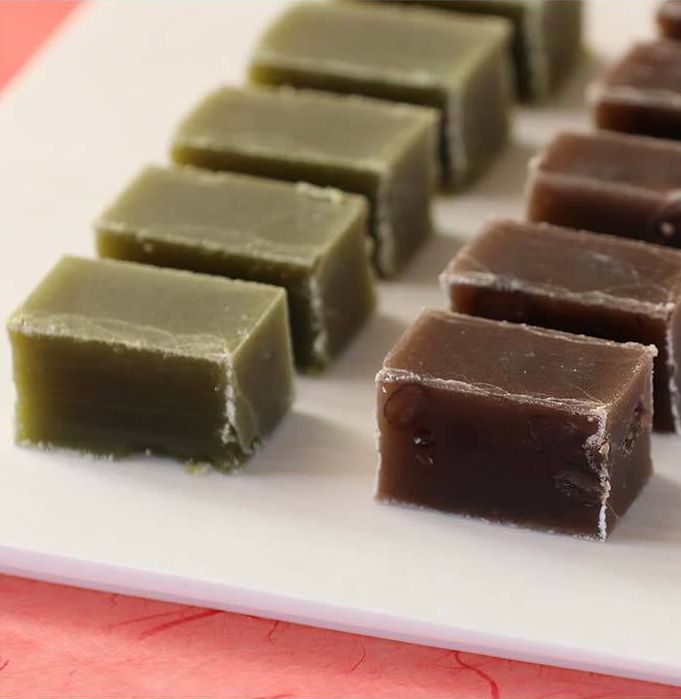 Ogiyokan – Azuki &amp; Matcha Traditional Japanese Yokan (2 Bars)