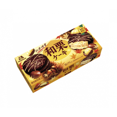 Morinaga, &quot;Waguri Cake&quot; Japanese Chestnut Cake, 6 pcs in 1 box, 8/19