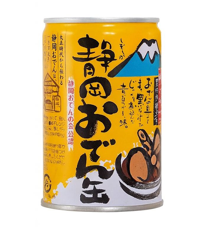 Shizuoka Oden Can Black Broth – 280g (with Black Hanpen, Konnyaku, Chikuwa, Quail Egg, Beef Tendon, Kelp)
