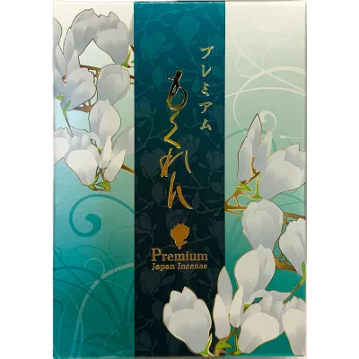Keigadou, Japanese Stick Incense, &quot;Premium Mokuren&quot; 130g