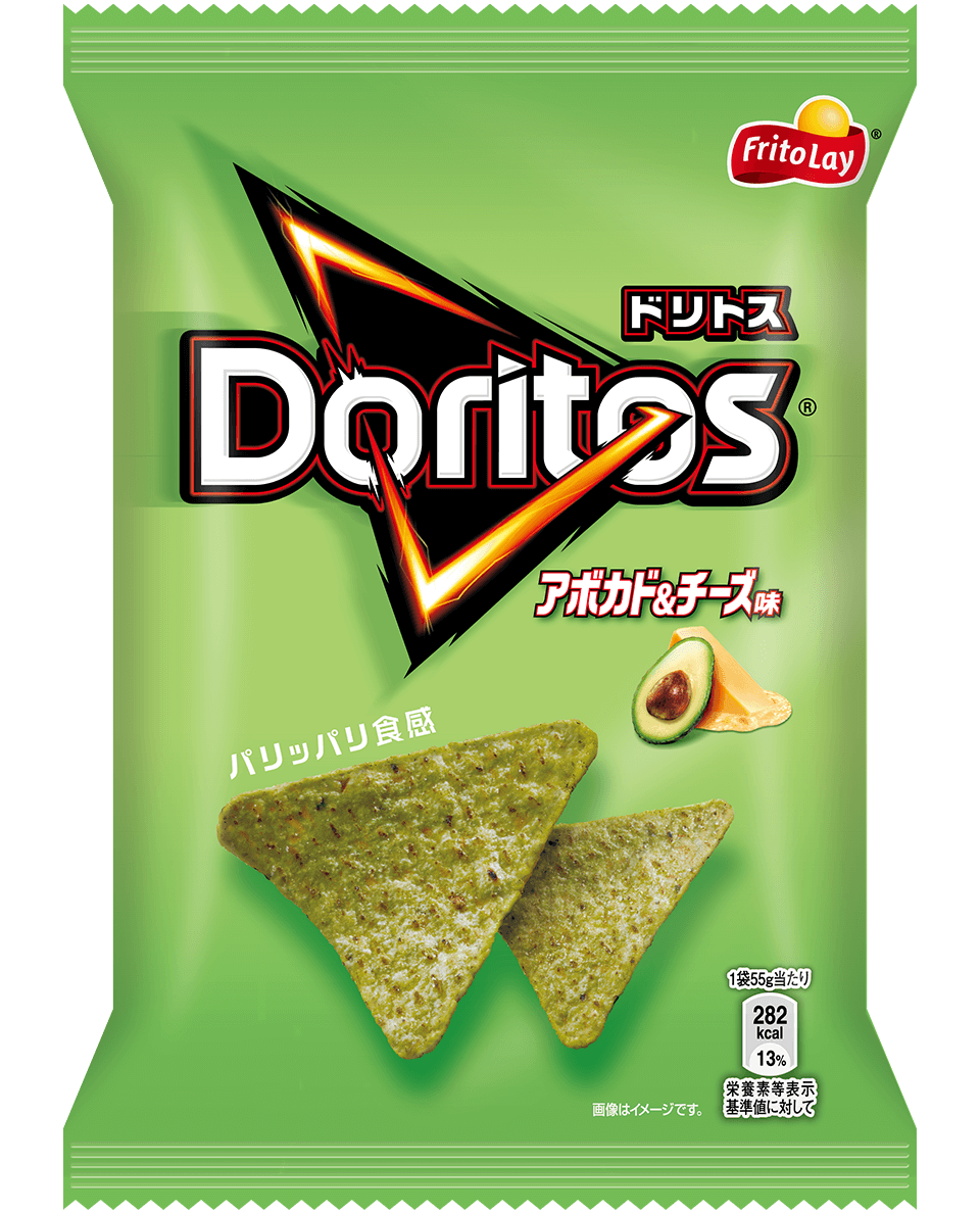 Frito Lay, Doritos &quot;Avocado Cheese Flavor&quot; 55g