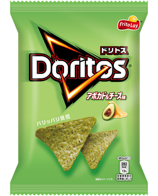 Frito Lay, Doritos &quot;Avocado Cheese Flavor&quot; 55g