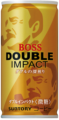 Suntory &quot;Boss, Double Impact Semi Sweet&quot; Coffee, 185g