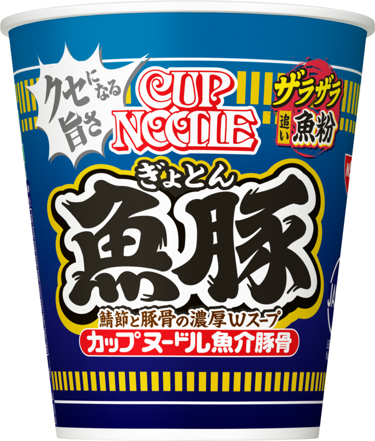 Nissin, Cup Noodle, &quot;Gyoton&quot; Seafood &amp; Porkk, Gyokai Tonkotsu, 85g
