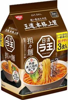 Nissin &quot;Raoh,Tantanmen, Spicy sesame soup&quot; 3 bags in 1 bag, 285g