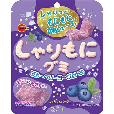 Bourbon, Sharimoni Gummy, Blueberry &amp; yogurt flavor, 57g