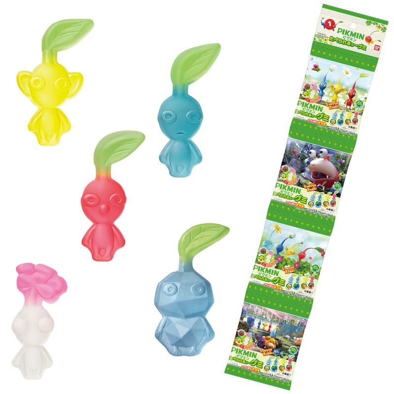 Pikmin Gummies 4-Pack 60g | Bandai Japanese Candy