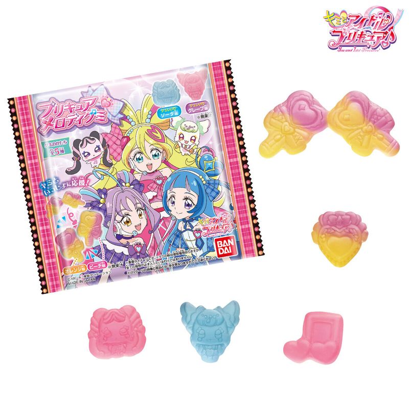 Bandai Precure Melody Gummies 33g | Japanese Candy