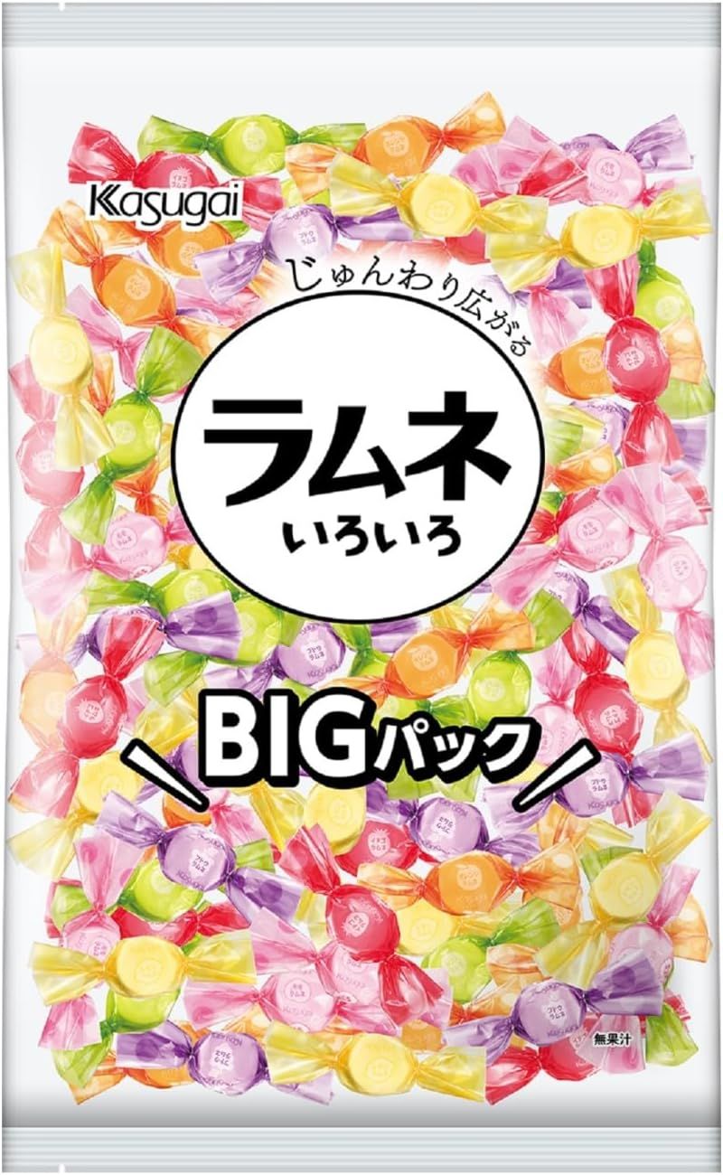 Kasugai &quot;Ramune Iro Iro, Sugar Candy, 5 Fruits Flavor&quot; 700g