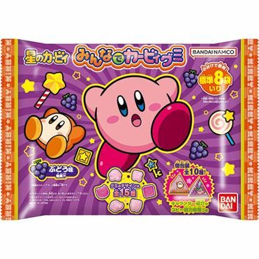 Bandai, Minna de Kirby Gummy, 8 mini packs