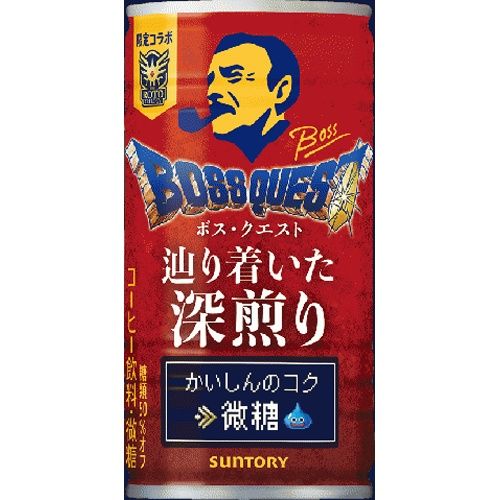 Suntory, Boss, &quot;Boss Quest&quot;, Dragon Quest Collaboration, Coffee, 185g