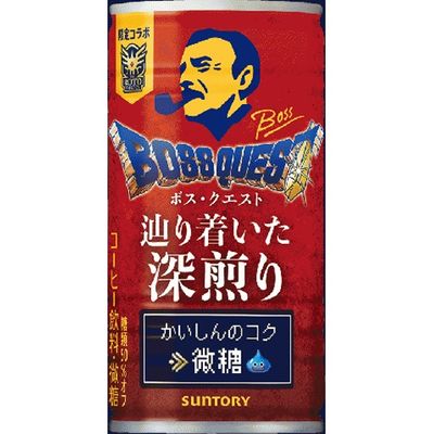 Suntory, Boss, &quot;Boss Quest&quot;, Dragon Quest Collaboration, Coffee, 185g