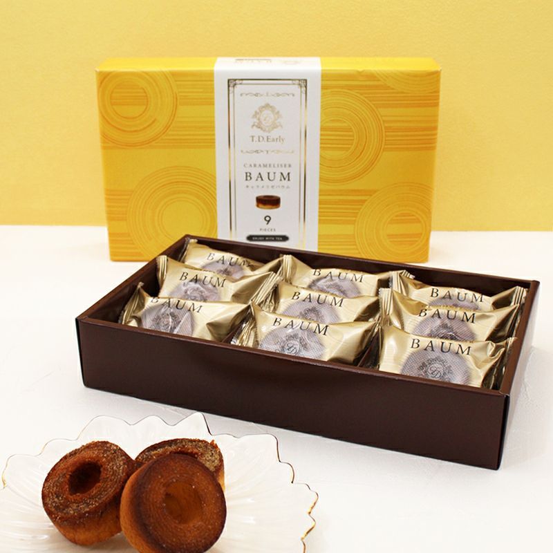 TD Early, Caramerized Baum Cake, 9 pcs