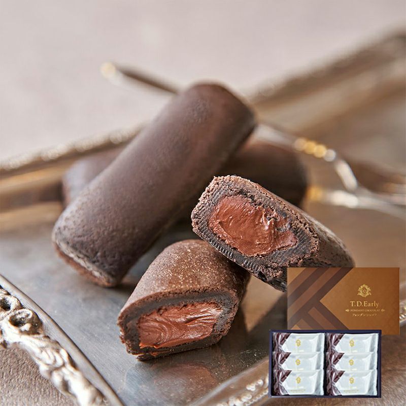 TD Early, Fondant Chocolate, 6 pcs