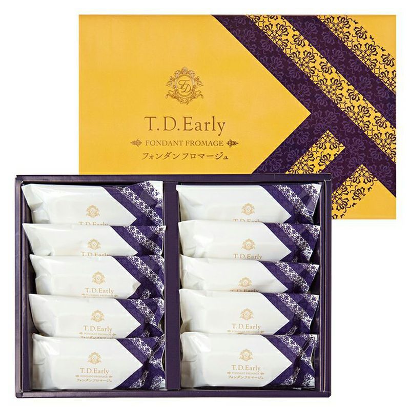 TD Early, Fondant Fromage, Baked Cheese Cake Cookie, 10 pcs