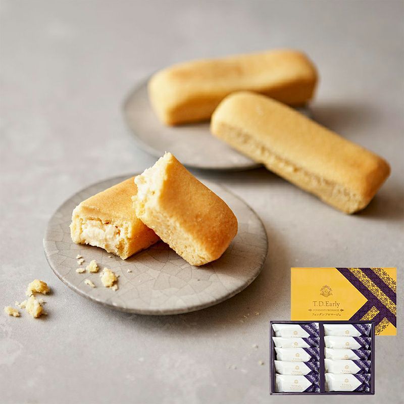 TD Early, Fondant Fromage, Baked Cheese Cake Cookie, 10 pcs