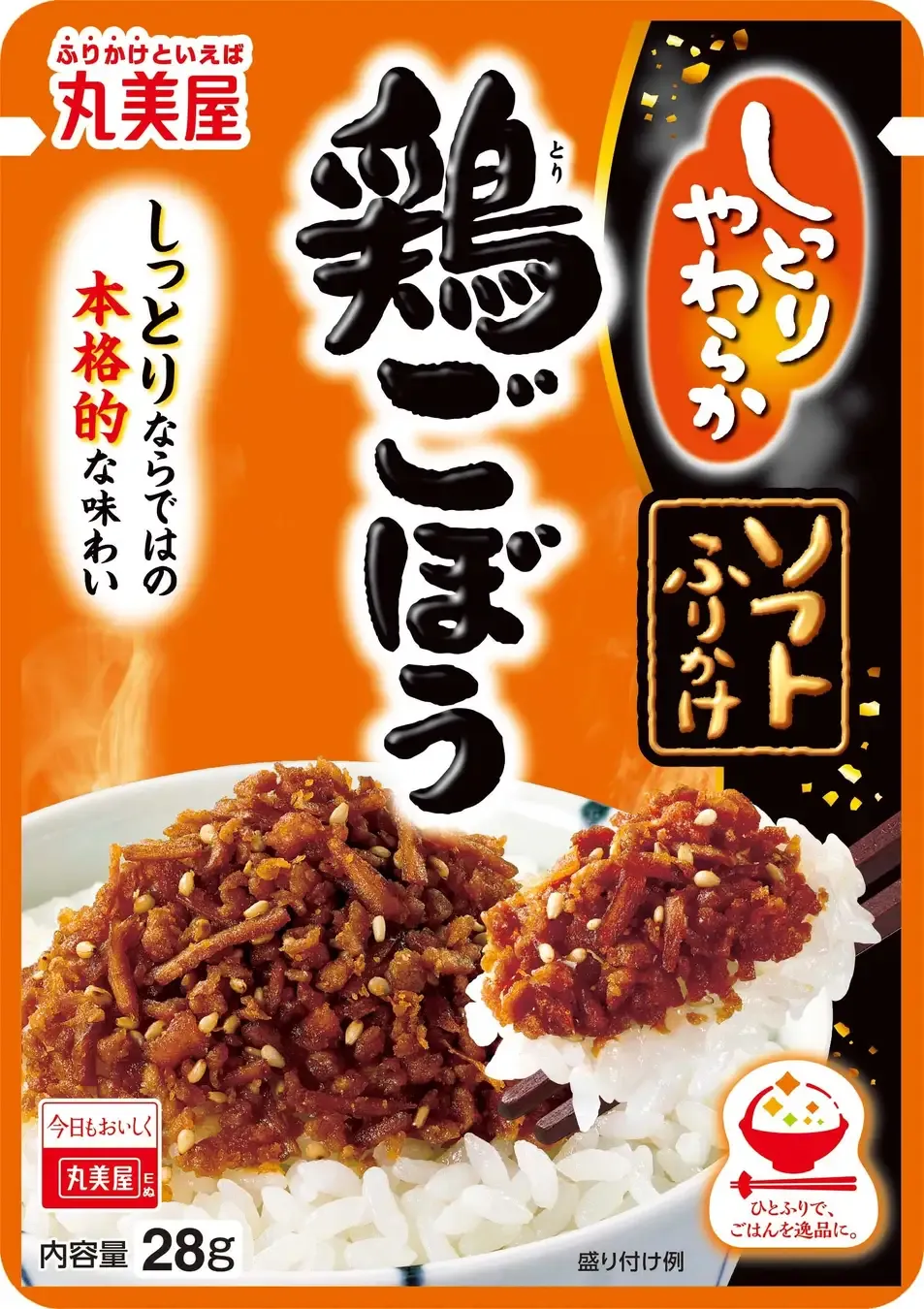 Marumiya &quot;Soft Furikake, Tori Gobo&quot;, Bonito, Chicken and Burdock  28g