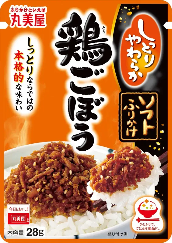 Marumiya &quot;Soft Furikake, Tori Gobo&quot;, Bonito, Chicken and Burdock  28g