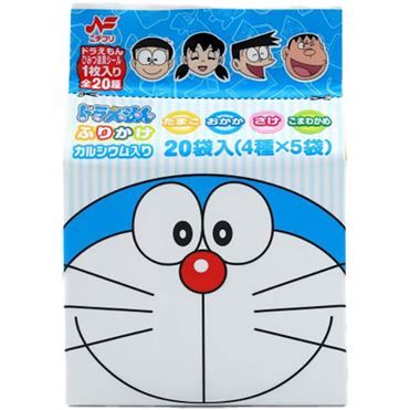 Nichifuri &quot;Doraemon Furikake&quot;, 4 flavors, 44g