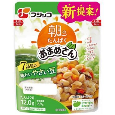 fujicco Asa no Tanpaku OmaMesan 7-Item Yasai Mame 150g