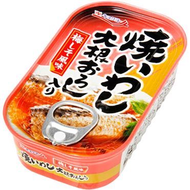 Kyokuyo Grilled Sardines with Grated Daikon &amp; Ume Shiso Flavor 100g