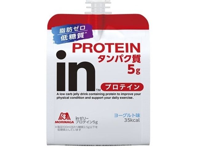 Morinaga, In Jelly Series, 180g in a Pack, Healthy Jelly with Nutrition,Protein